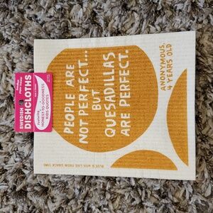 🛒 Blue Q Funny Quote Swedish Dishcloth